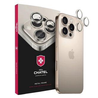 Лінза на камеру +NEU Chatel Metal Frame Lens Protector Glass for iPhone 17 Pro/17 Pro Max Transparent - фото 1 Лінза на камеру +NEU Chatel Metal Frame Lens Protector Glass for iPhone 17 Pro/17 Pro Max Transparent - фото 1