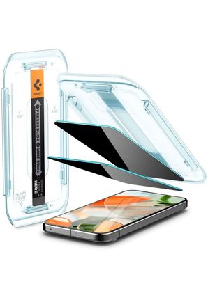 Захисне скло Spigen Glas.tR EZ Fit Pro HD Privacy для Apple iPhone 17 Pro Max/16 Pro Max (AGL10096) - фото 1 Захисне скло Spigen Glas.tR EZ Fit Pro HD Privacy для Apple iPhone 17 Pro Max/16 Pro Max (AGL10096) - фото 1