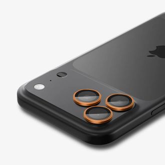 Захисне скло для камери Spigen iPhone 17 Max/ 17 Pro/ 16 Max/ 16 Pro EZFit Optik Pro (2шт) Orange (AGL10123) - фото 3