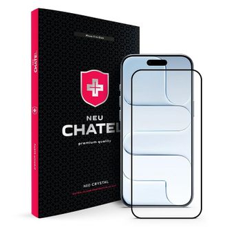 Скло +NEU Chatel Corning Gorilla Glass with Mesh for Phone 17 Air Front Black (+NEU3D17PBAIR) - фото 1