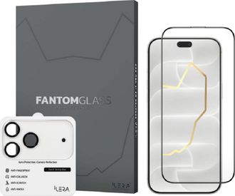Набір захисного скла iLera Fantom Glass 3.0 for iPhone 18 Pro (iLFant18Pr) - фото 1 Набір захисного скла iLera Fantom Glass 3.0 for iPhone 18 Pro (iLFant18Pr) - фото 1