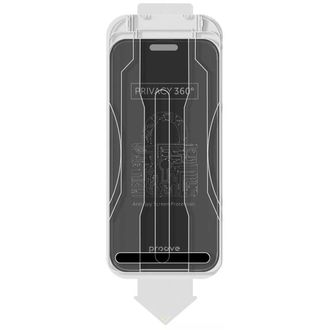 Защитное стекло Proove Privacy 360 Installation Box iPhone 16 Pro Max (black) (PG360I16PM01) - фото 2