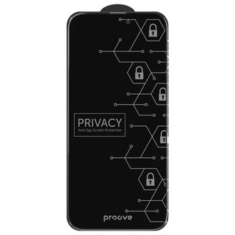 Защитное стекло Proove Privacy iPhone 17 Pro Max (black) (PGPPRI17PM01) - фото 2 Защитное стекло Proove Privacy iPhone 17 Pro Max (black) (PGPPRI17PM01) - фото 2