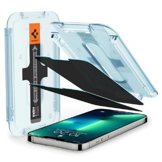 Захисне скло Spigen для iPhone 14 / 13 / 13 Pro EZ FIT GLAS.tR Privacy (2 шт), (AGL03388) - фото 1