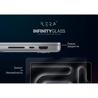 Захисне скло iLera Frosted Glass screen protector for MacBook Pro 13.3/ Air 13.3 (iLFrGLMC1) - фото 3 Захисне скло iLera Frosted Glass screen protector for MacBook Pro 13.3/ Air 13.3 (iLFrGLMC1) - фото 3
