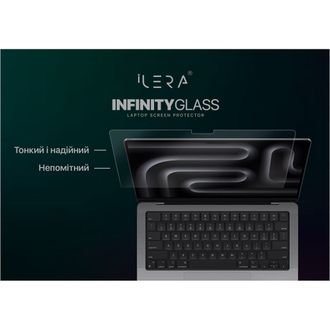 Захисне скло iLera Frosted Glass screen protector for MacBook Pro 16" (iLFrGLMC4) - фото 3 Захисне скло iLera Frosted Glass screen protector for MacBook Pro 16" (iLFrGLMC4) - фото 3