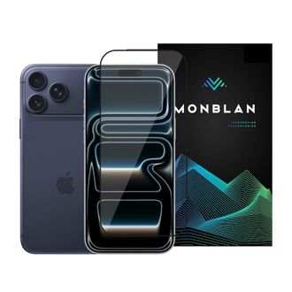 Захисне скло Monblan для iPhone 17 Pro Max 2.5D Anti Static 0.26mm [Dust-Proof] (Black) - фото 1