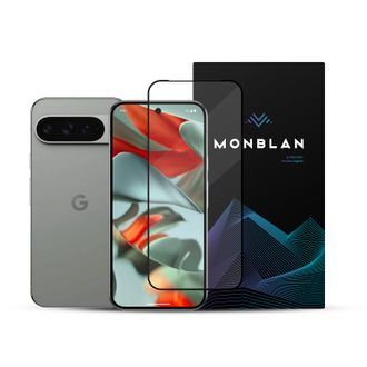 Захисне скло Monblan для телефону Google Pixel 9a 2.5D Anti Static 0.26mm (Black) - фото 1
