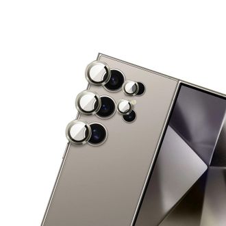 Захисне скло Monblan для камери Samsung S24 Ultra Metal Ring Series (Gray) - фото 1 Захисне скло Monblan для камери Samsung S24 Ultra Metal Ring Series (Gray) - фото 1