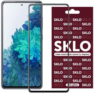 Захисне скло SKLO 3D для Samsung Galaxy S24 FE (Чорний) - фото 1