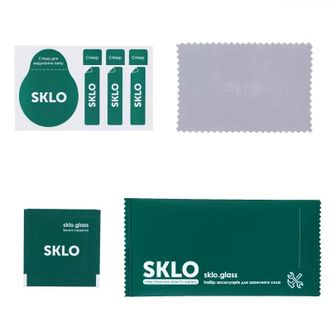Захисне скло SKLO 3D для Samsung Galaxy S24 FE (Чорний) - фото 3