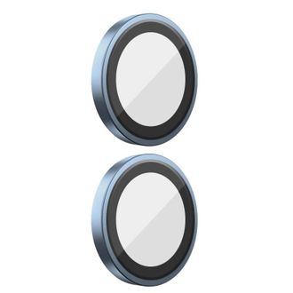 Захисне скло BlueO Metal на камеру для Apple iPhone 16 (6.1") / 16 Plus (6.7") (Синій / Blue) - фото 1