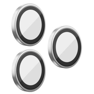 Захисне скло BlueO Metal на камеру для Apple iPhone 16 Pro / 16 Pro Max / 15 Pro / 15 Pro Max (Срібний / Silver) - фото 1 Захисне скло BlueO Metal на камеру для Apple iPhone 16 Pro / 16 Pro Max / 15 Pro / 15 Pro Max (Срібний / Silver) - фото 1