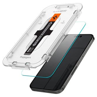 Захисне скло Spigen для iPhone 15/ 14 Pro - EZ FIT GLAS.tR (2 шт), Clear (AGL05214) - фото 2 Захисне скло Spigen для iPhone 15/ 14 Pro - EZ FIT GLAS.tR (2 шт), Clear (AGL05214) - фото 2