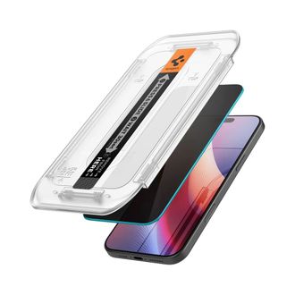 Захисне скло Spigen для iPhone 17 Pro Max/ 16 Pro Max - EZ FIT GLAS.tR Privacy (2 шт), Антишпигун (AGL07908) - фото 2 Захисне скло Spigen для iPhone 17 Pro Max/ 16 Pro Max - EZ FIT GLAS.tR Privacy (2 шт), Антишпигун (AGL07908) - фото 2