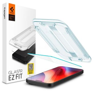 Защитное стекло Spigen для iPhone 16 Pro Max - EZ FIT GLAS.tR (1 шт), Clear (AGL07914) - фото 1 Защитное стекло Spigen для iPhone 16 Pro Max - EZ FIT GLAS.tR (1 шт), Clear (AGL07914) - фото 1