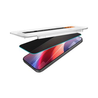 Захисне скло Spigen для iPhone 16 Pro - EZ FIT GLAS.tR Privacy (2 шт) (AGL07929) - фото 3 Захисне скло Spigen для iPhone 16 Pro - EZ FIT GLAS.tR Privacy (2 шт) (AGL07929) - фото 3