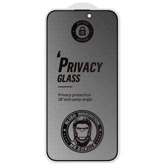 Защитное 2.5D стекло Blueo Full Cover Anti-Peep Matte для Apple iPhone 16 Pro (6.3") - фото 2 Защитное 2.5D стекло Blueo Full Cover Anti-Peep Matte для Apple iPhone 16 Pro (6.3") - фото 2
