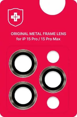 Лінза на камеру +NEU Chatel Metal Frame Lens Protector Glass for iPhone 15 Pro/15 Pro Max Natural - фото 2 Лінза на камеру +NEU Chatel Metal Frame Lens Protector Glass for iPhone 15 Pro/15 Pro Max Natural - фото 2