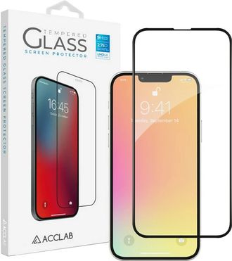Скло +NEU Chatel Corning Gorilla Glass with Mesh for iPhone 13 Pro Max Front Black - фото 1