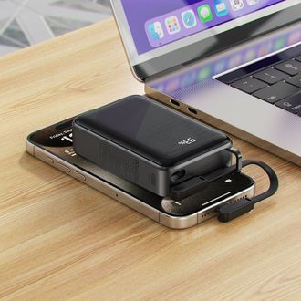 Зовнішній акумулятор (Power Bank) Acefast M4 20000mAh 67W Black (AFM4B) - фото 3 Зовнішній акумулятор (Power Bank) Acefast M4 20000mAh 67W Black (AFM4B) - фото 3