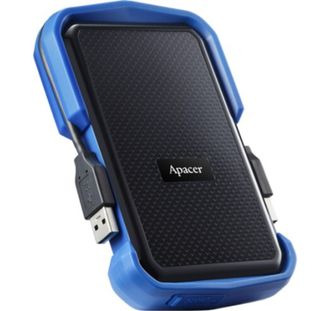 Зовнішній жорсткий диск 2.5" USB 1.0TB Apacer AC631 Black/Blue (AP1TBAC631U-1) - фото 2 Зовнішній жорсткий диск 2.5" USB 1.0TB Apacer AC631 Black/Blue (AP1TBAC631U-1) - фото 2