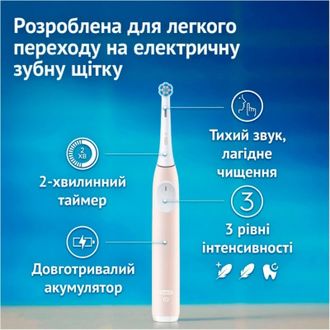 Электрическая зубная щетка Braun Oral-B iO Series 2 iOS2.1C9.0 Calm Pink - фото 5