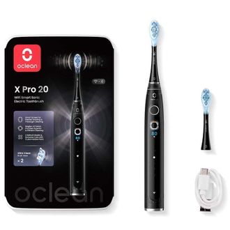 Электрическая зубная щетка Oclean X Pro 20 Electric Toothbrush Black (6970810556940) - фото 1 Электрическая зубная щетка Oclean X Pro 20 Electric Toothbrush Black (6970810556940) - фото 1