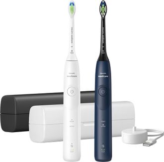 Набор из 2-х электрических зубных щеток Philips Sonicare 5500 Series HX7119/01 Europe - фото 1