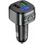 АЗУ з FM-модулятором HOCO E67 Fighter QC3.0 18W car BT FM transmitter Black
