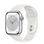 Смарт-годинник Apple Watch Series 8 GPS 41mm Silver Aluminum Case with White S. Band - S/M (MP6L3)