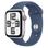 Apple Watch SE 2 2024 GPS 44mm Silver Aluminum Case with Denim Sport Band - M/L (MXER3)