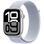 Смарт-годинник Apple Watch Series 10 GPS 46mm Silver Aluminum Case w. Blue Cloud Sport Loop (MWWN3)