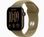 Смарт-годинник Apple Watch Series 12 GPS + Cellular 42mm Dark Bronze Aluminum Case with Olive Sport Band S/M (MJG44)