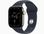 Смарт-годинник Apple Watch Series 12 GPS + Cellular 46mm Natural Titanium Case with Navy Blue Sport Band M/L (MJGN4)