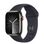 Apple Watch Series 9 GPS + Cellular 41mm Graphite S. Steel Case w. Midnight Sport Band - S/M (MRJ83)