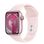 Вживаний Apple Watch Series 9 GPS + Cellular 41mm Pink Alu. Case w. Light Pink Sport Band - S/M (MRHY3)