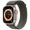 Б/У Apple Watch Ultra GPS + Cellular 49mm Titanium Case с зеленой Alpine Loop - Small (MNHC3/MNHJ3) (Идеальное состояние)