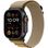 Apple Watch Ultra 2 2024 GPS + Cellular 49mm Black Titanium Case with Tan Alpine Loop - Large (MYTF3+MYQ23)