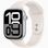 Смарт-годинник Apple Watch Series 10 GPS 46mm Silver Aluminum Case w. Starlight Sport Band - M/L (MWX03+MXM73)