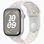 Смарт-годинник Apple Watch Series 10 GPS 46mm Silver Aluminum Case w. Pure Platinum Nike Sport Band - M/L (MWX03+MYL53)