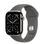 Apple Watch Series 11 GPS + Cellular 42mm Natural Titanium Case with Stone Gray Sport Band - S/M (MF8M4)