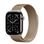 Apple Watch Series 11 GPS + Cellular 42mm Natural Titanium Case with Gold Milanese Loop (MF9H4+MGJ04)