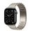 Apple Watch Series 11 GPS + Cellular 42mm Slate Titanium Case with Natural Link Bracelet (MF9K4+MXMA3)