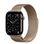 Apple Watch Series 11 GPS + Cellular 46mm Slate Titanium Case with Gold Milanese Loop - M/L (MFC14+MGJ54)
