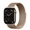 Apple Watch Series 11 GPS + Cellular 46mm Gold Titanium Case with Gold Milanese Loop - M/L (MFD84)