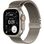 Apple Watch Ultra 3 GPS + Cellular 49mm Natural Titanium Case with Natural Titanium Milanese Loop - Medium (MEWY4)