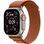 Apple Watch Ultra 3 GPS + Cellular 49mm Natural Titanium Case with Terra Cotta Alpine Loop - Medium (MF1V4+MFTC4)