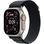Apple Watch Ultra 3 GPS + Cellular 49mm Natural Titanium Case with Black Alpine Loop - Large (MF1V4+MFTG4)