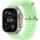 Apple Watch Ultra 3 GPS + Cellular 49mm Natural Titanium Case with Neon Green Ocean Band (MF1V4+MGCF4)